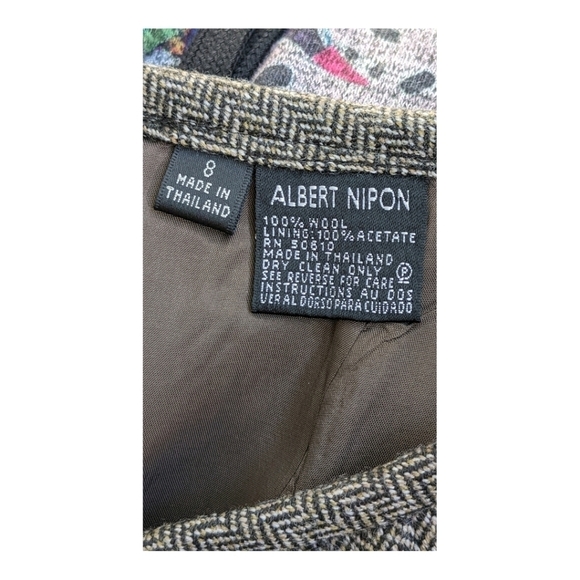 ALBERT Nipon wool skirt - Picture 2 of 3